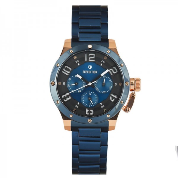 Expedition 6381 Rosegold Blue Lady Steel BFBURBU1